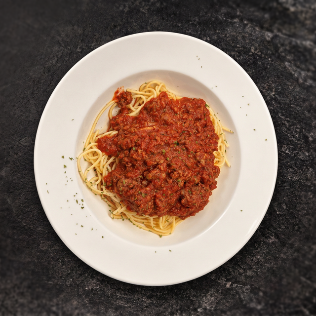 Hearty Bolognese.