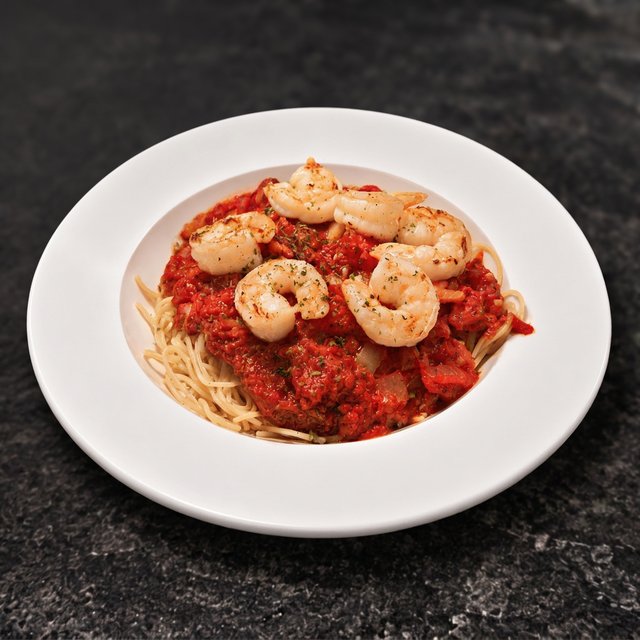 Cacciatore Sauce • 6 Grilled Shrimp.